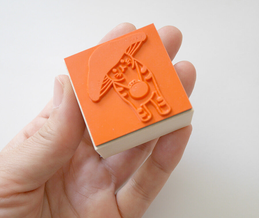 4Legs Rubber Stamp: Mushroom Cats A