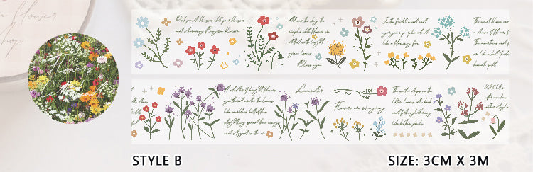 Picnic Garden Series Clear Tape