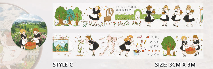 Picnic Garden Series Clear Tape