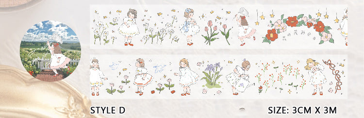 Picnic Garden Series Clear Tape