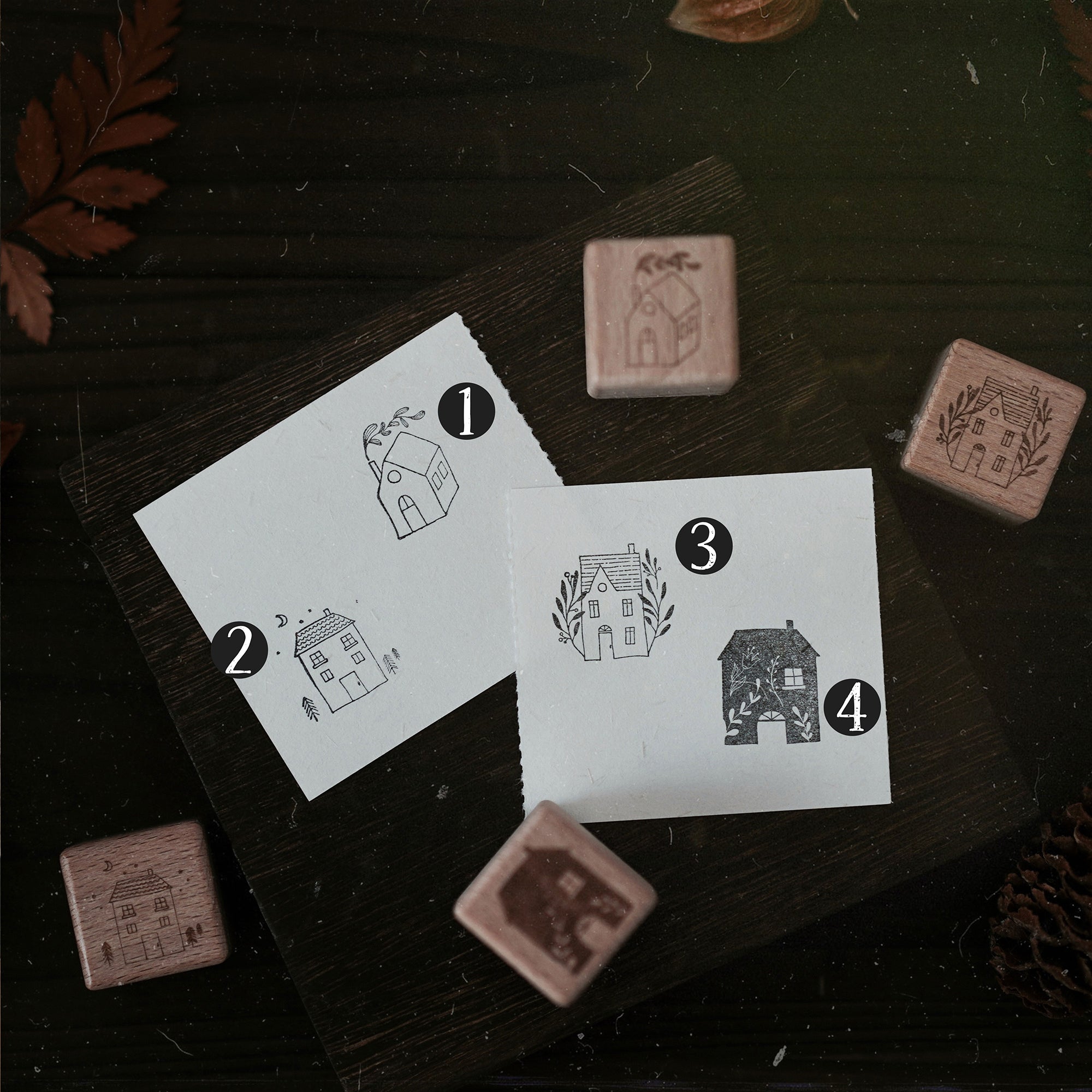 Prologue Studio Stamp: Flower House