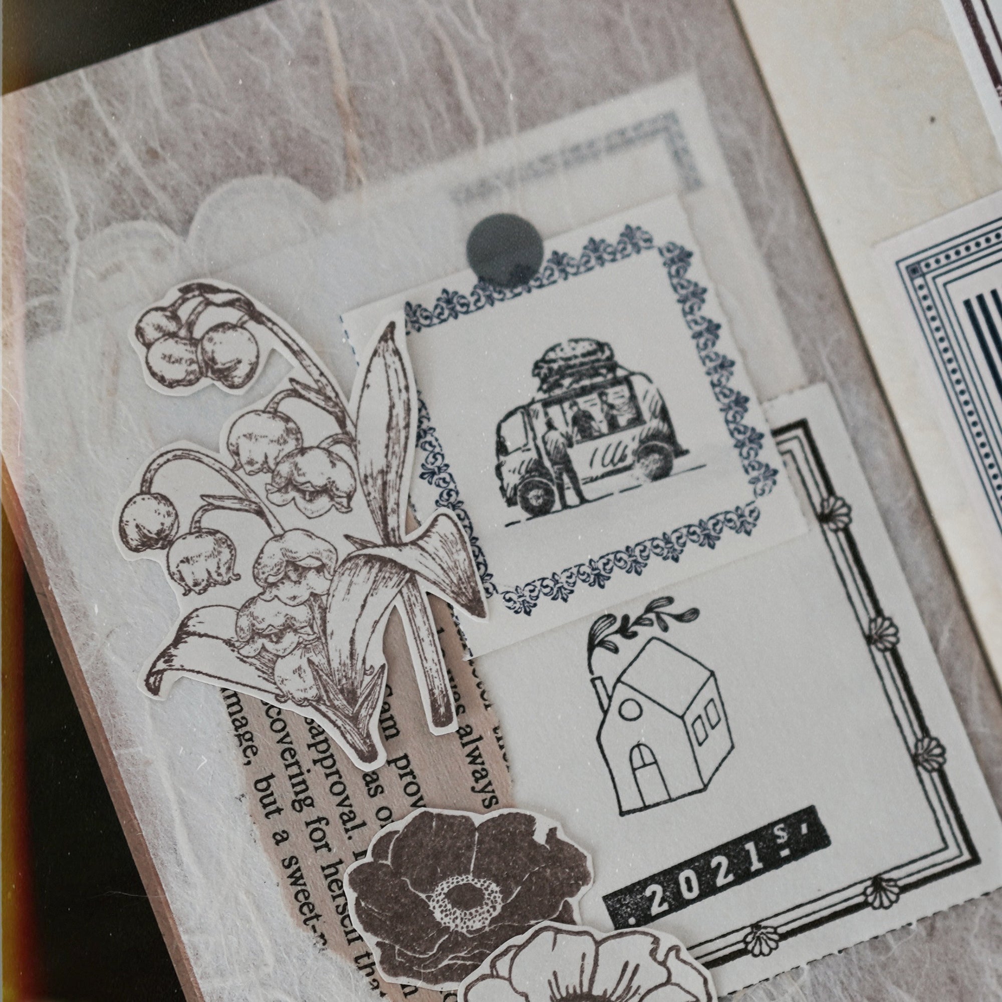 Prologue Studio Stamp: Flower House