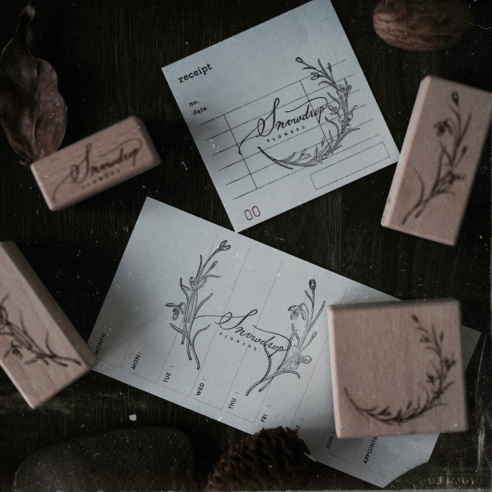 Prologue Studio Stamp: Snowdrop Flowers