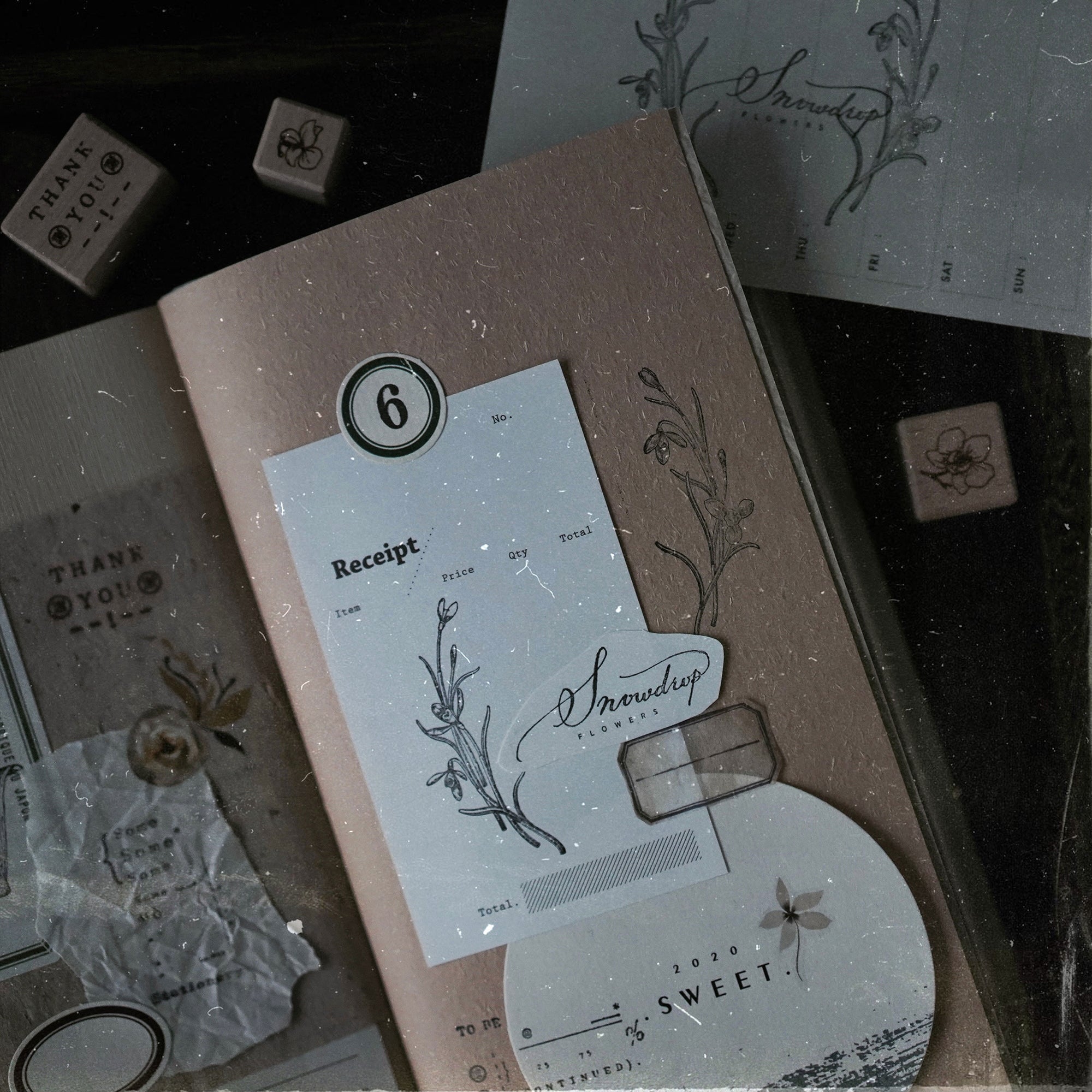 Prologue Studio Stamp: Snowdrop Flowers