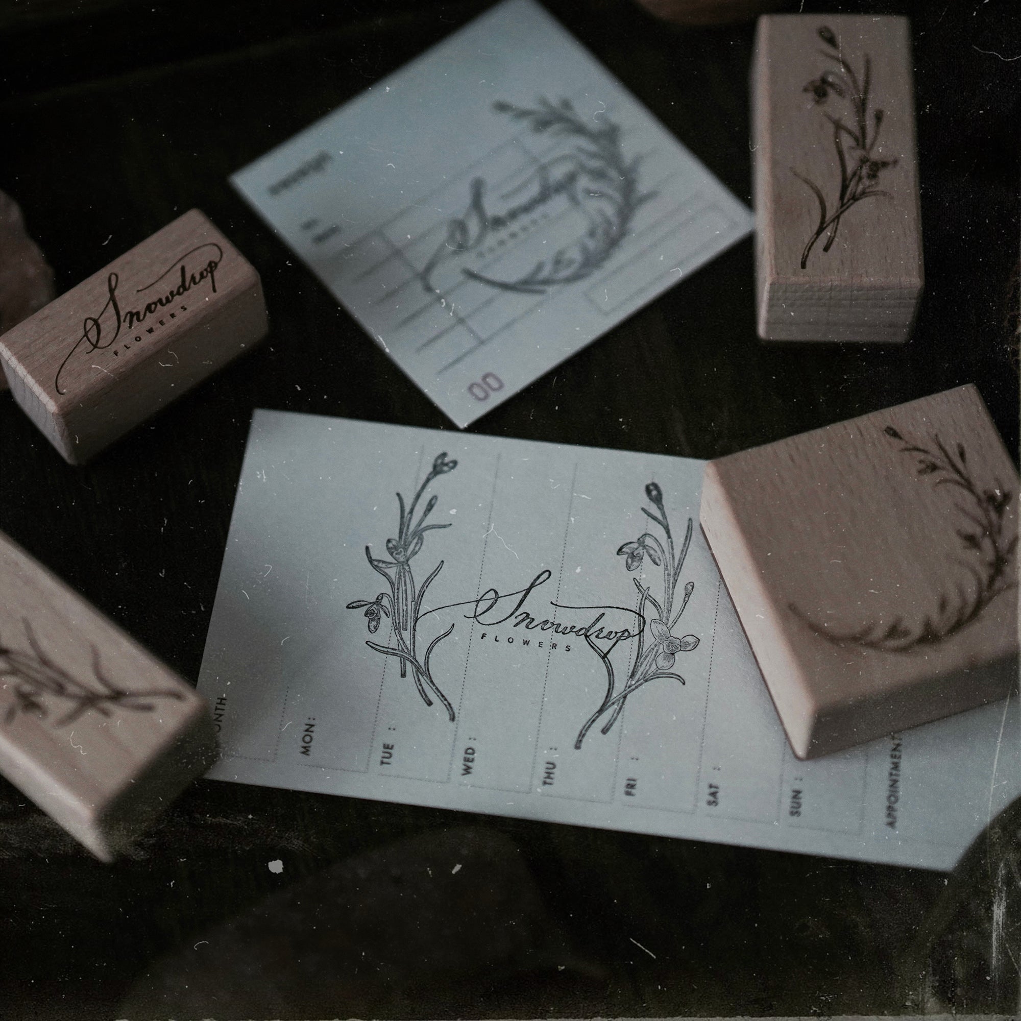 Prologue Studio Stamp: Snowdrop Flowers