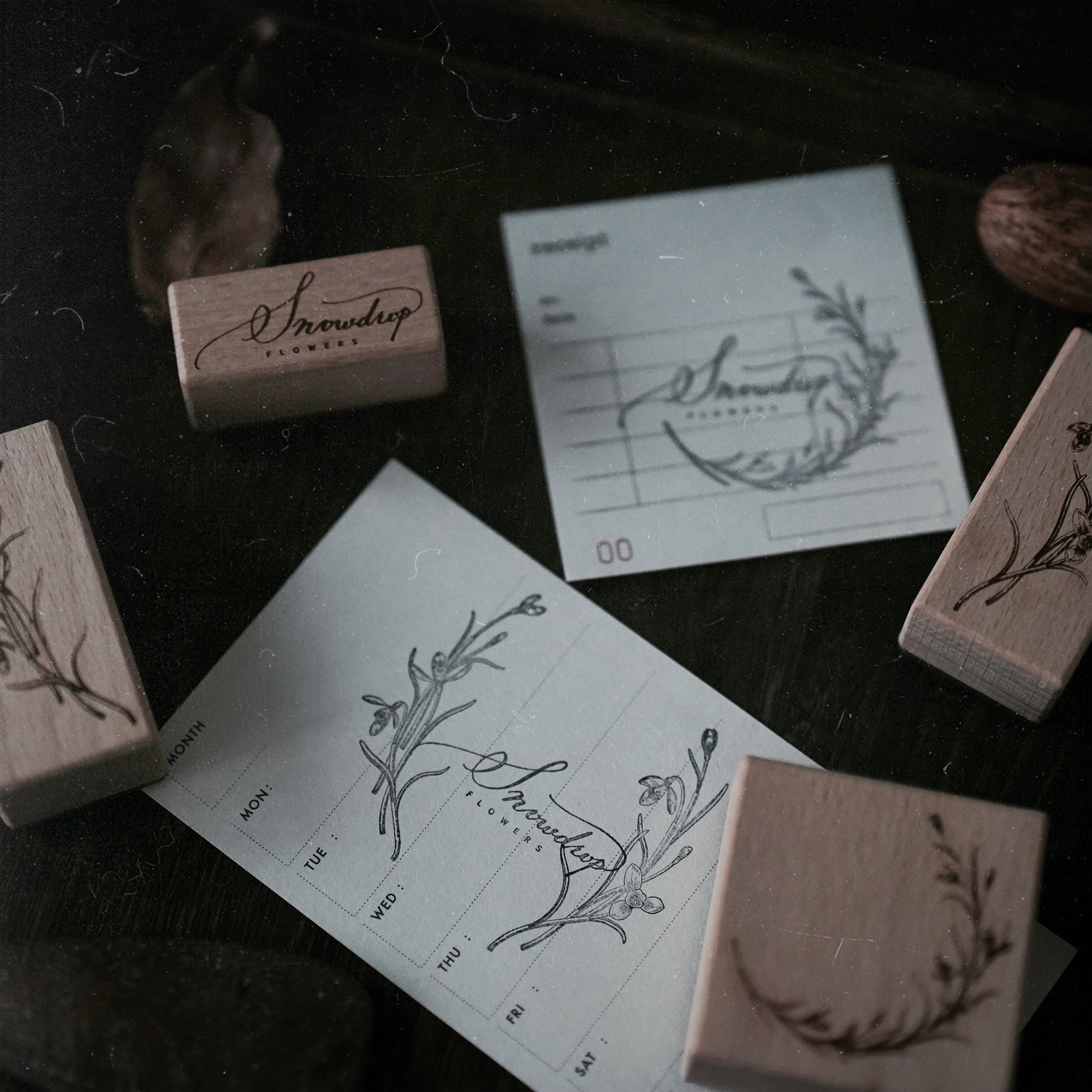 Prologue Studio Stamp: Snowdrop Flowers