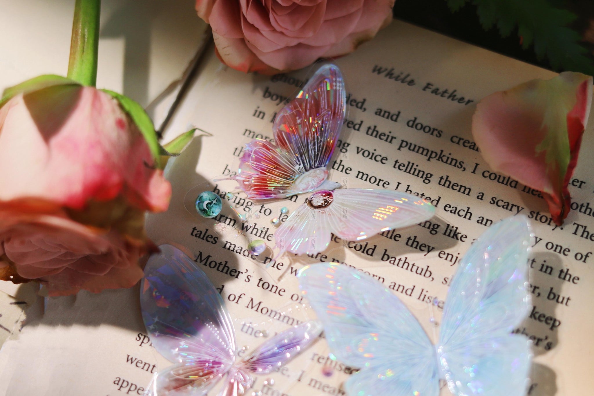 Pure Boyfriend Studio: Night Veil Butterflies Masking Tape