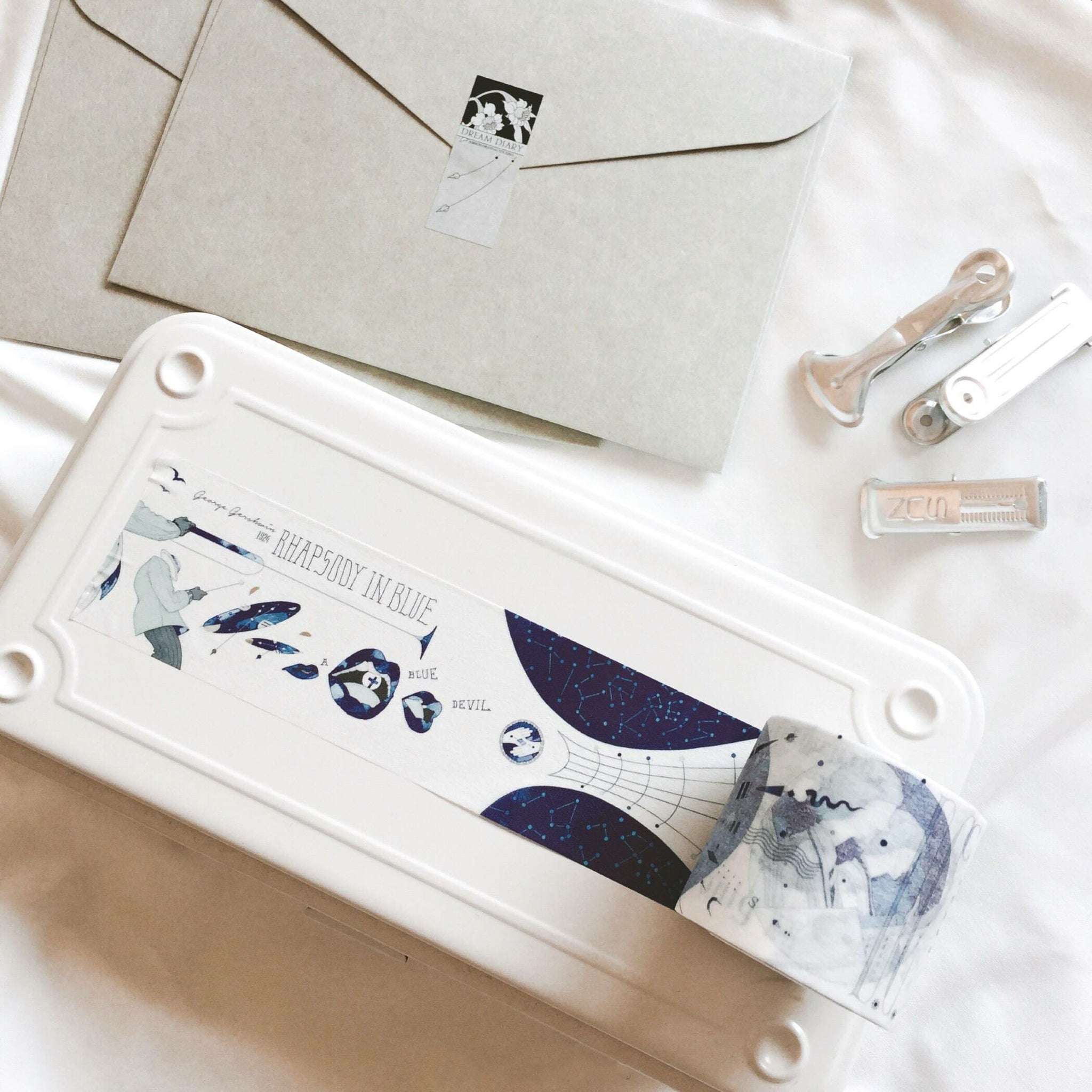 Ribbonworks Washi Tape: Sleeping Portrait, Silent Fugue