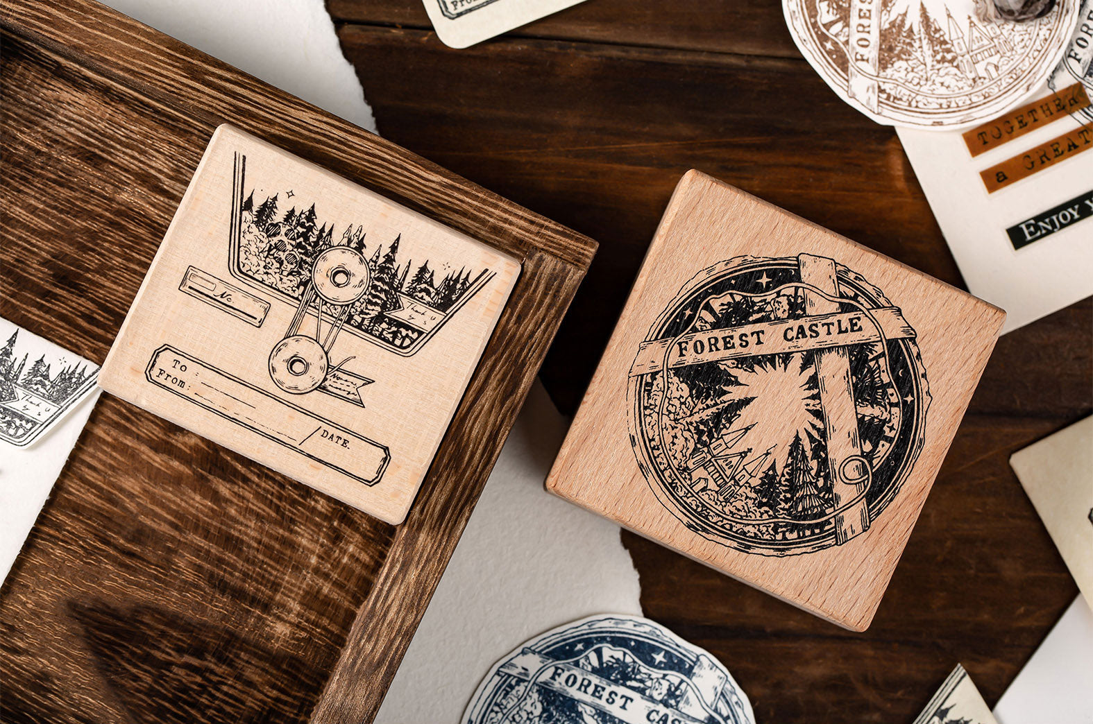 Reco Studio Rubber Stamp: Forest
