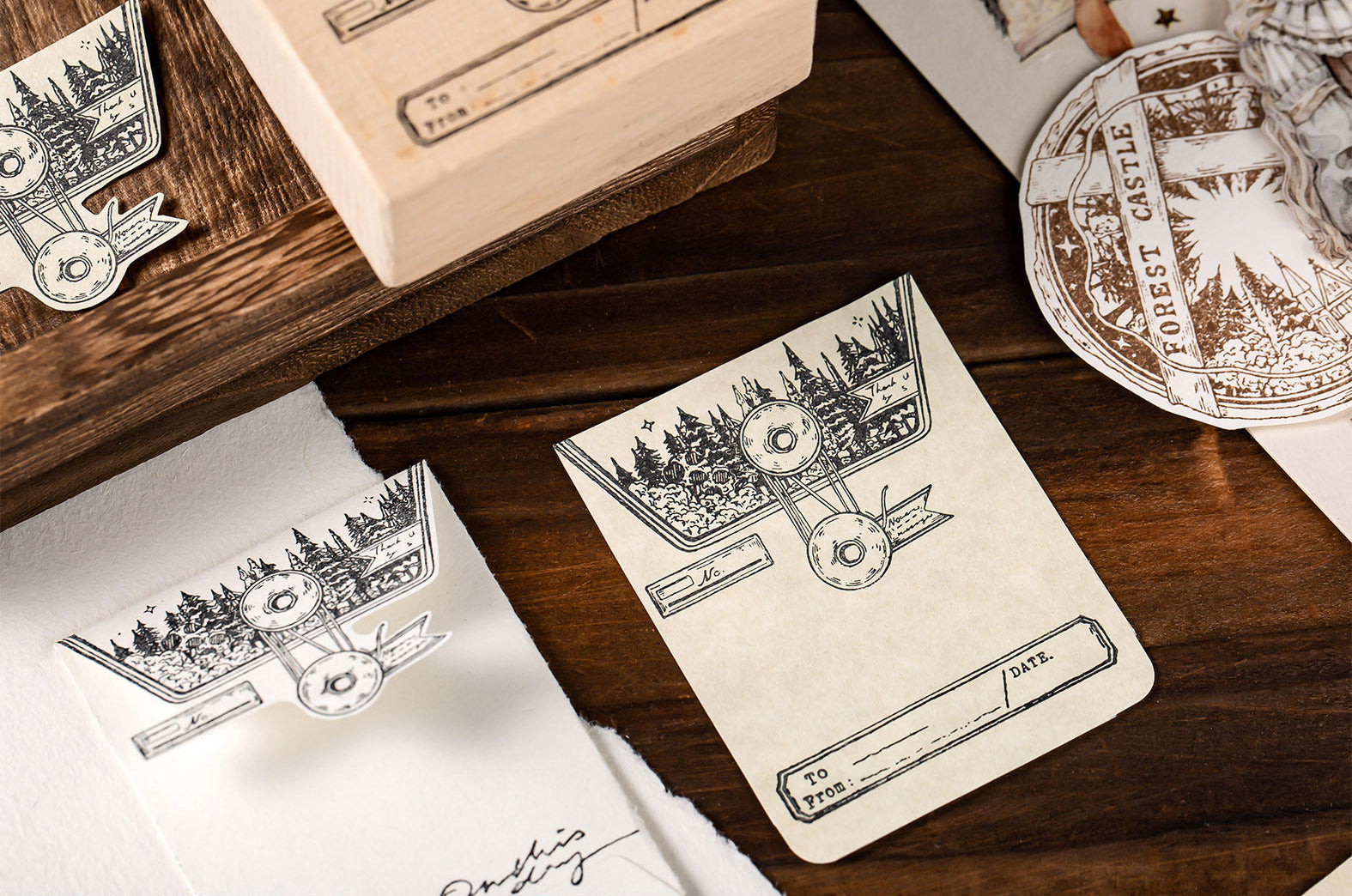 Reco Studio Rubber Stamp: Forest