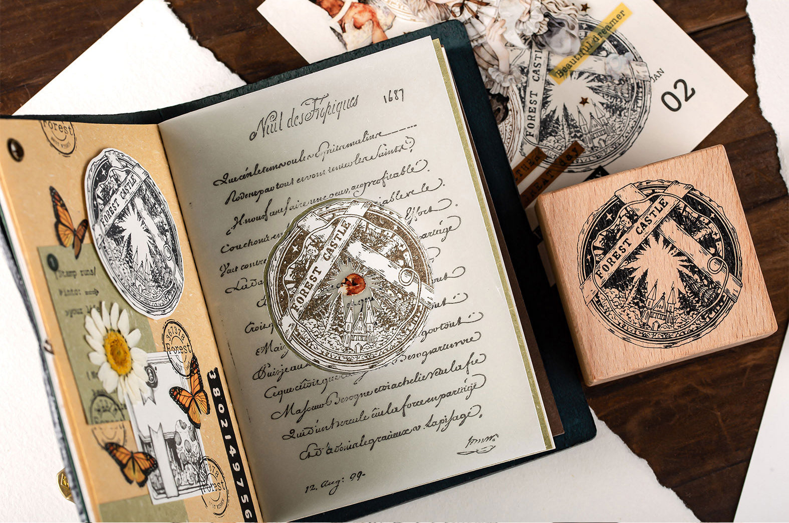 Reco Studio Rubber Stamp: Forest