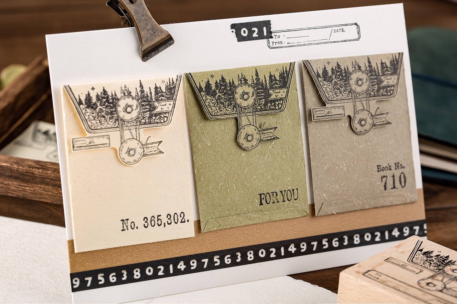 Reco Studio Rubber Stamp: Forest
