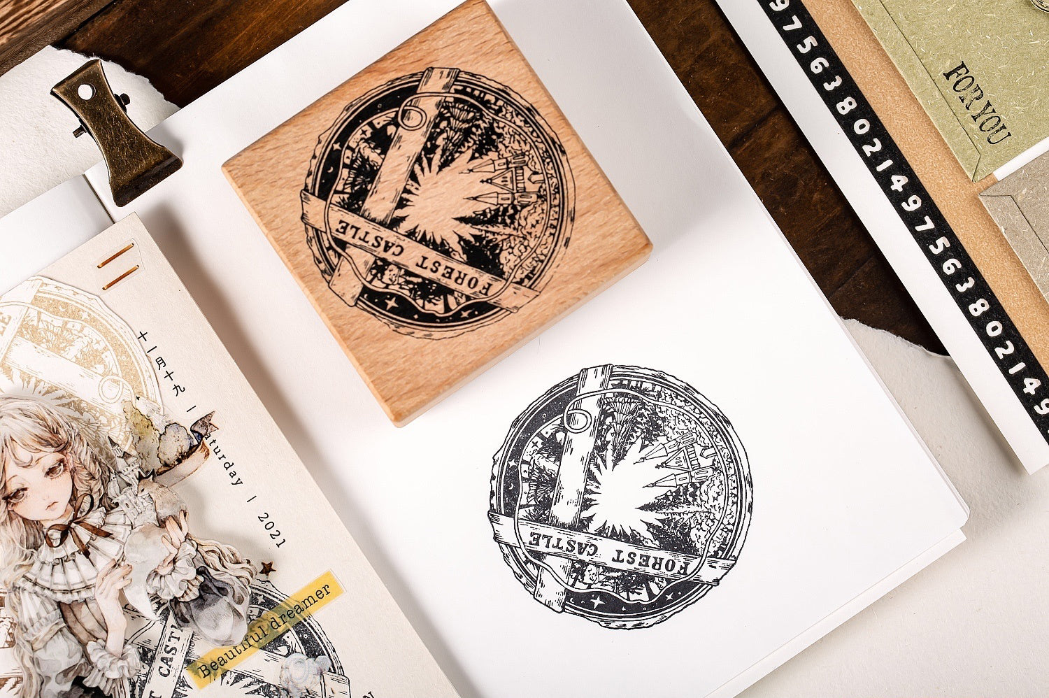 Reco Studio Rubber Stamp: Forest