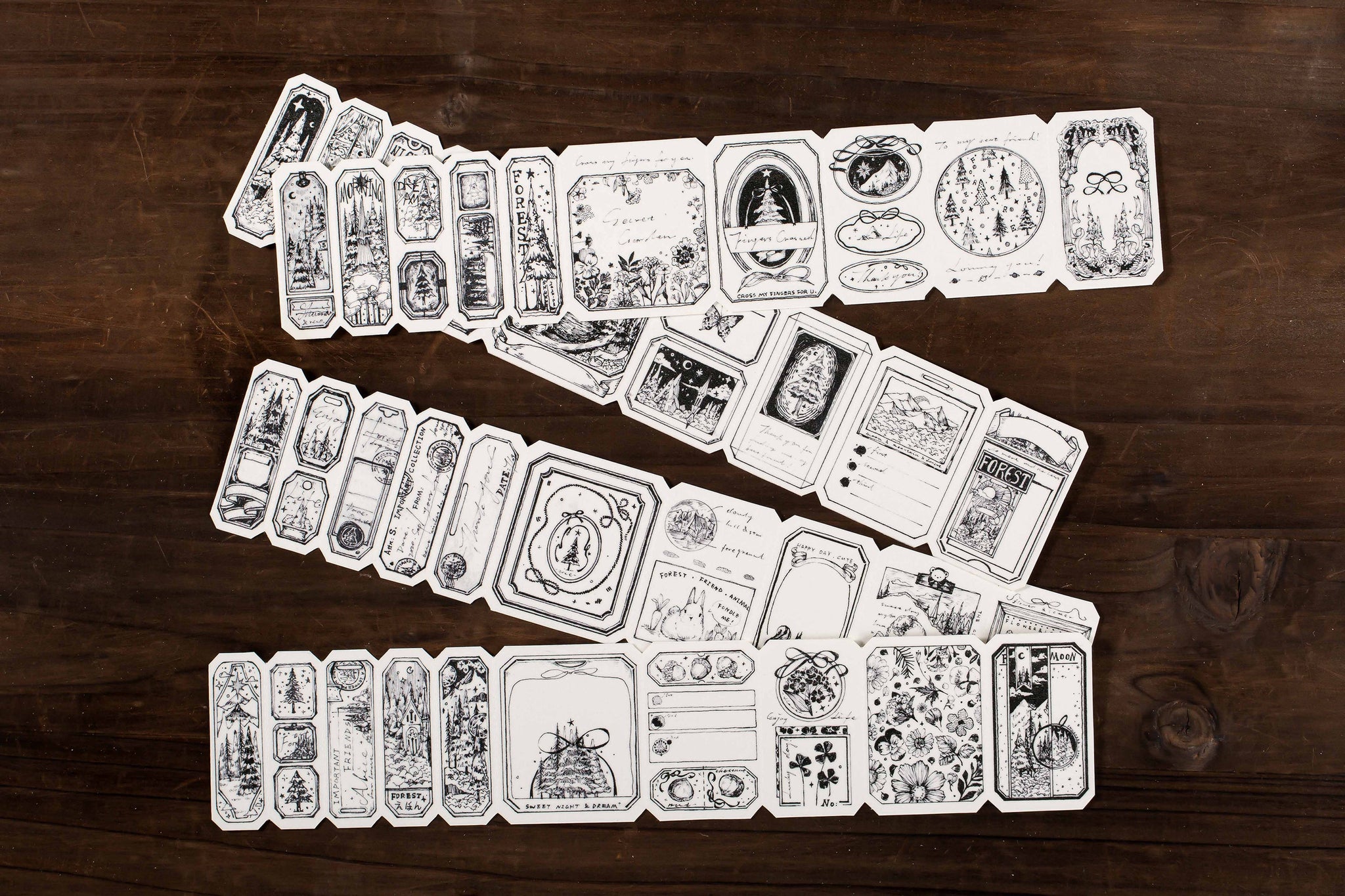 Reco Studio Masking Tape: Forest Memo