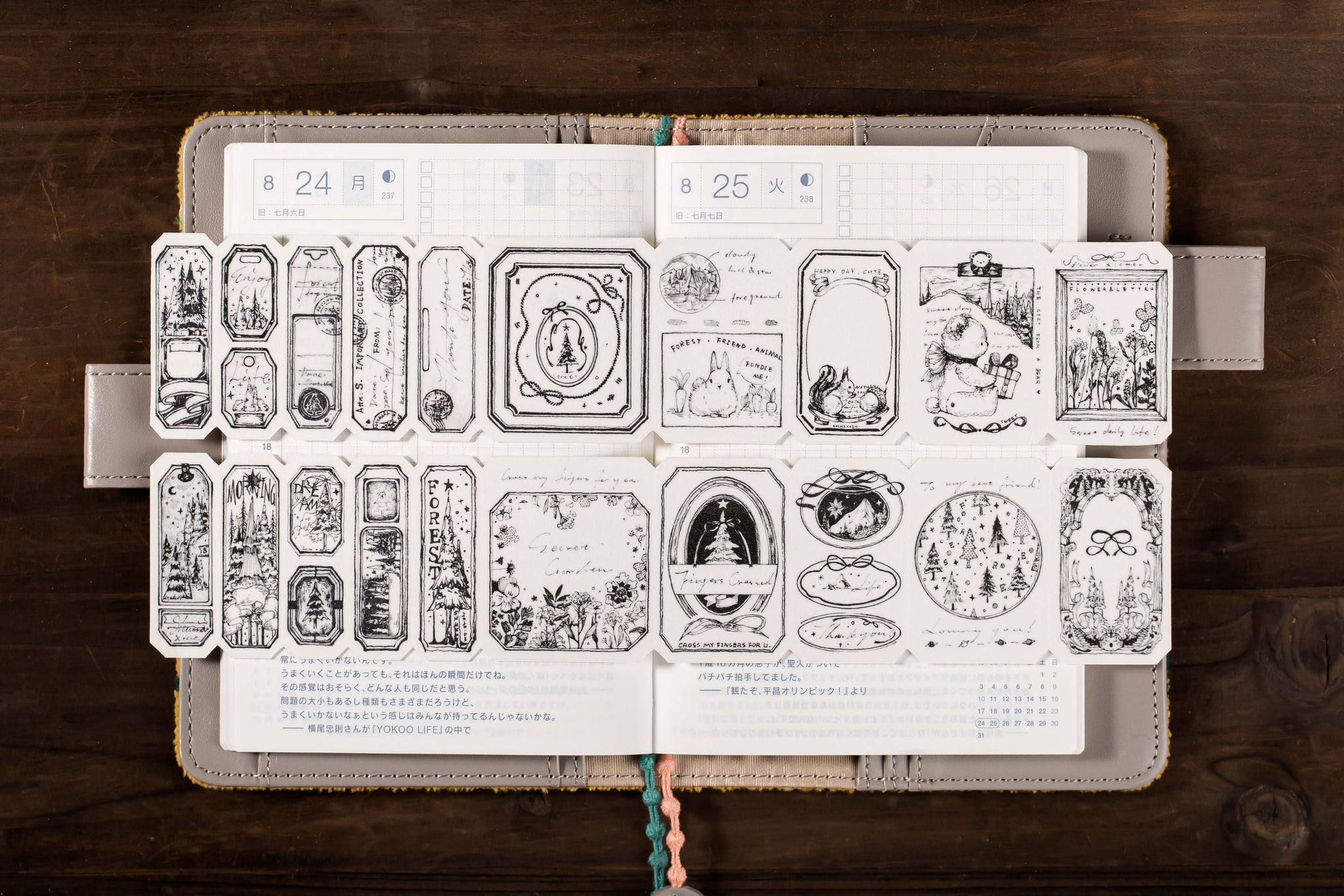 Reco Studio Masking Tape: Forest Memo