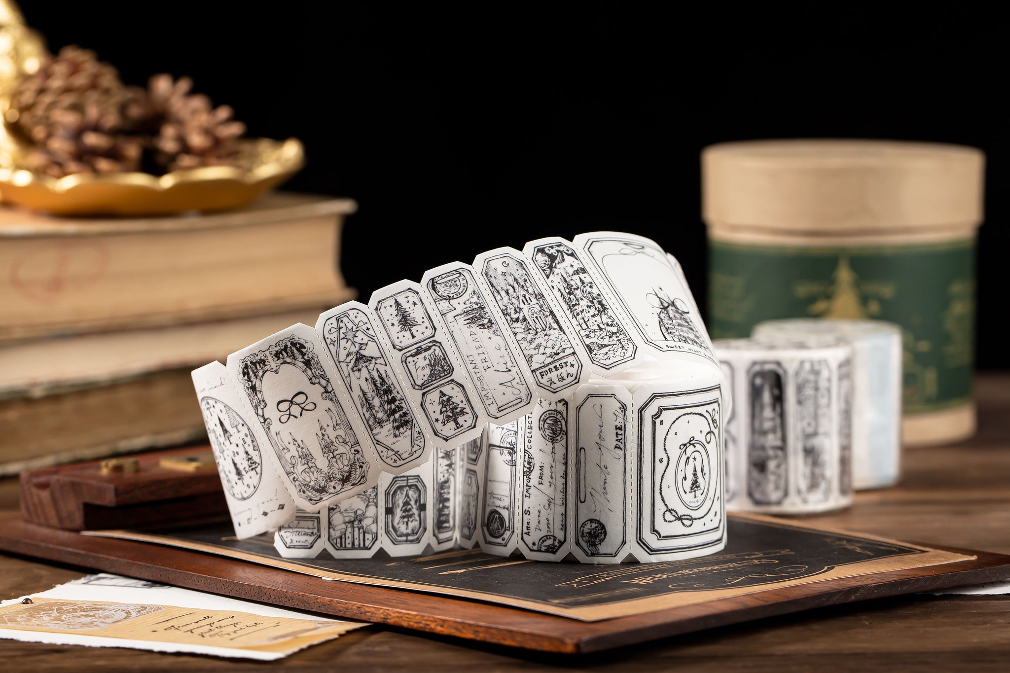 Reco Studio Masking Tape: Forest Memo