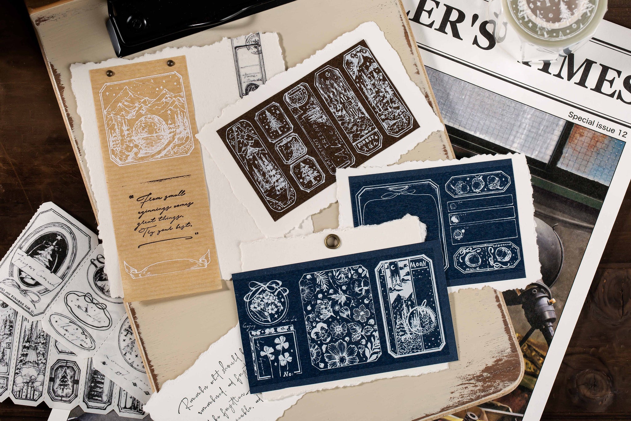 Reco Studio Masking Tape: Forest Memo