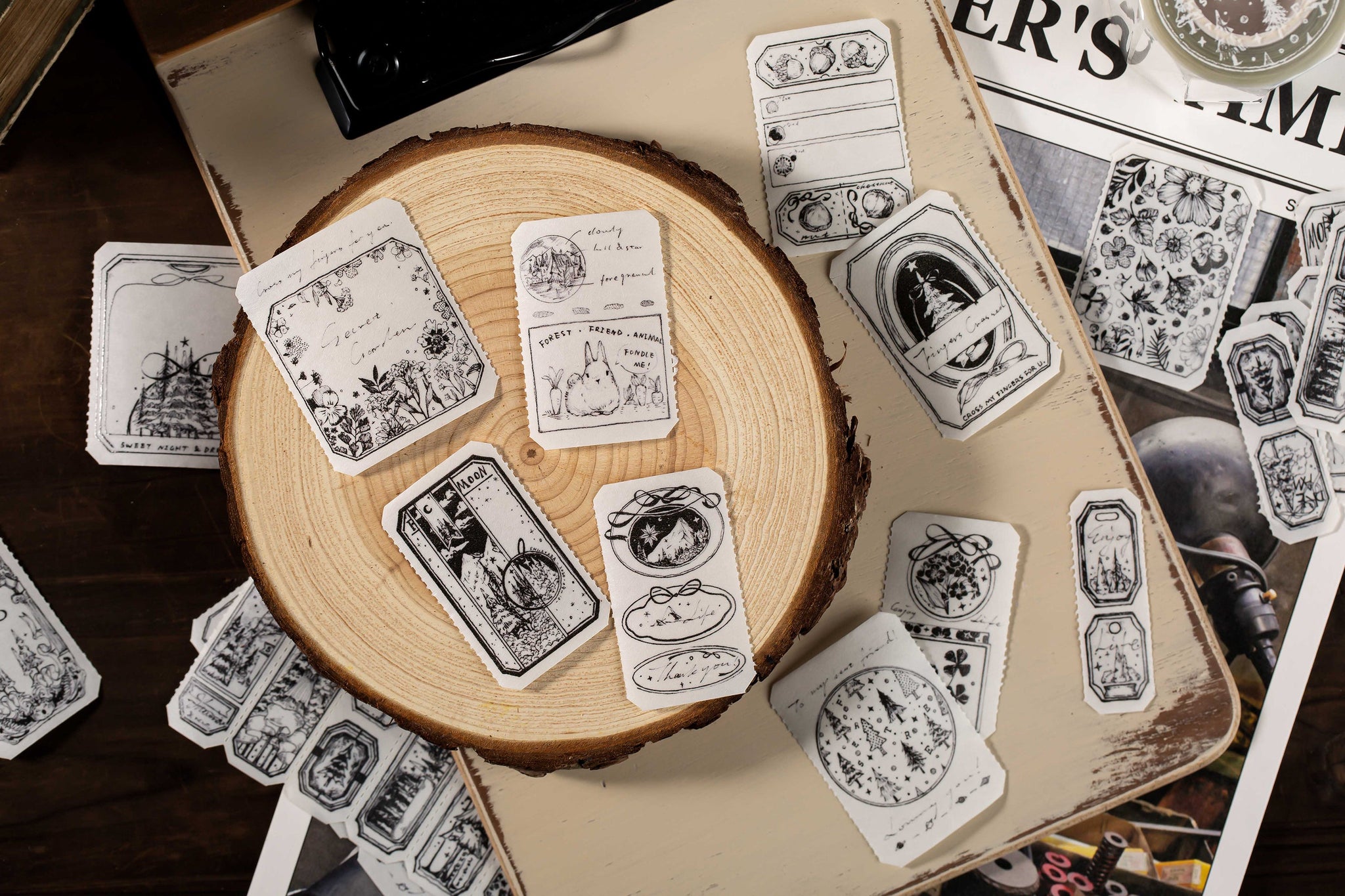 Reco Studio Masking Tape: Forest Memo