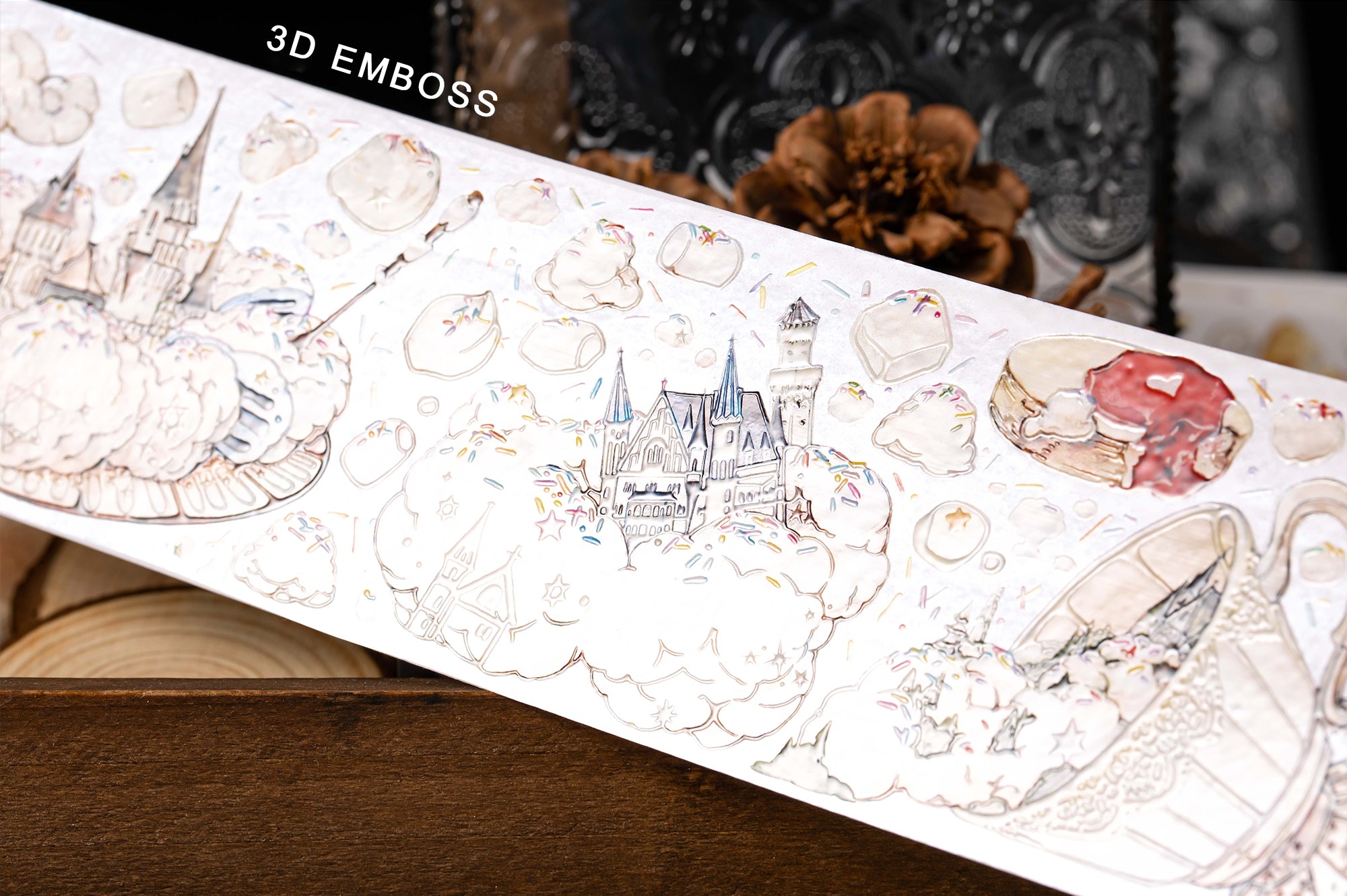 Reco Studio Masking Tape: Teddy's Sweet Castle