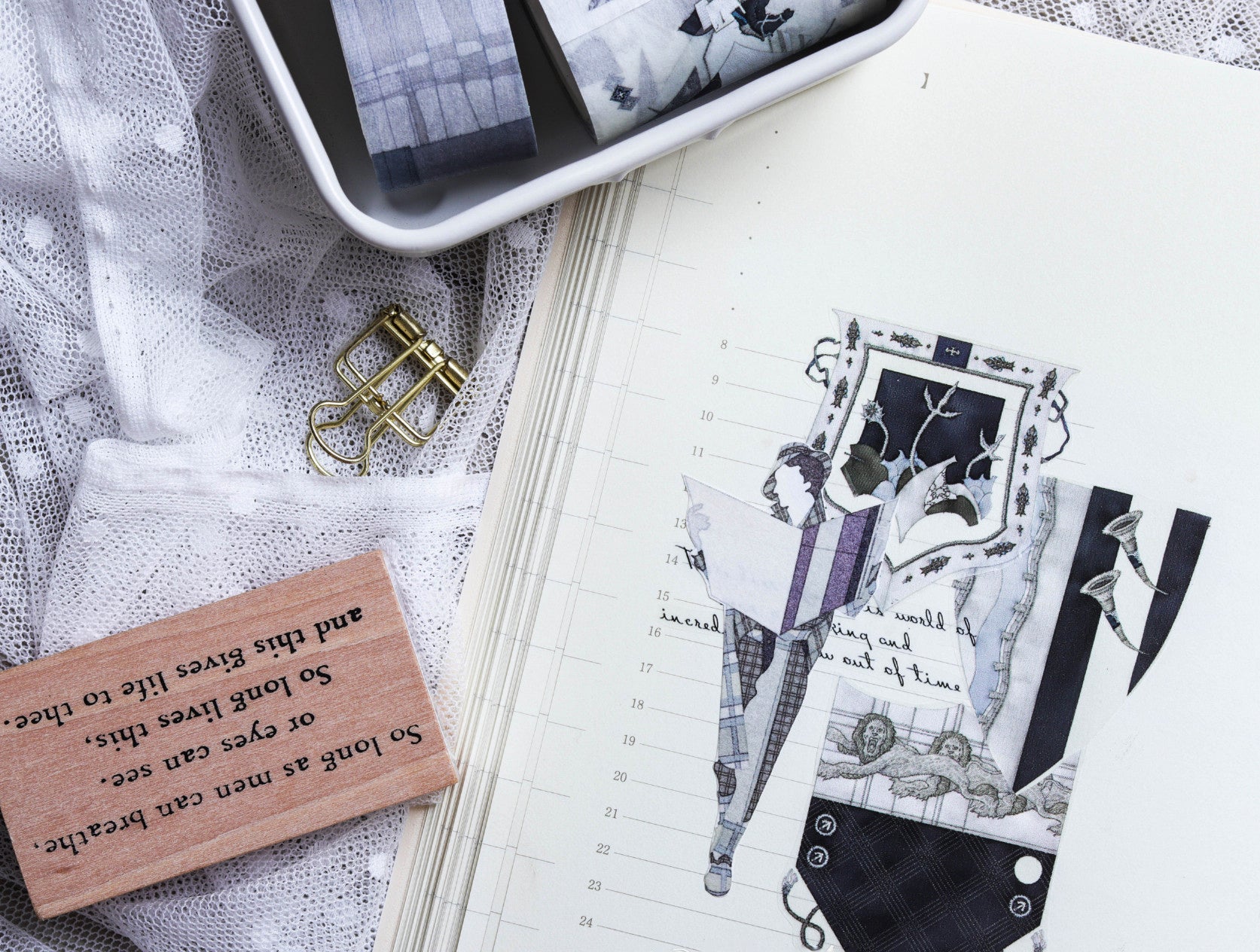 Ribbonworks Washi Tape: From J, For M