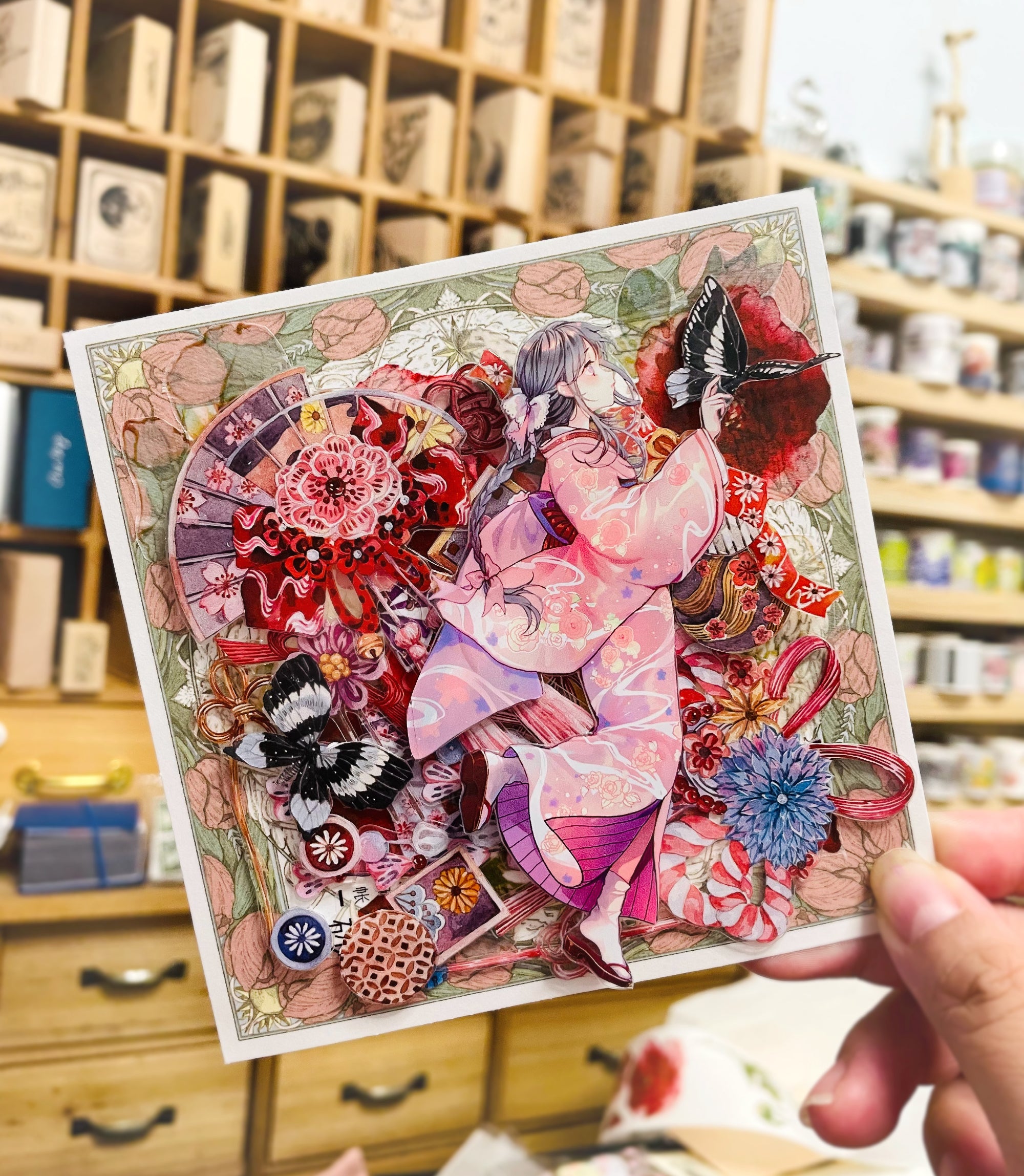 Yimu Studio Masking Tape: Sakura Girls