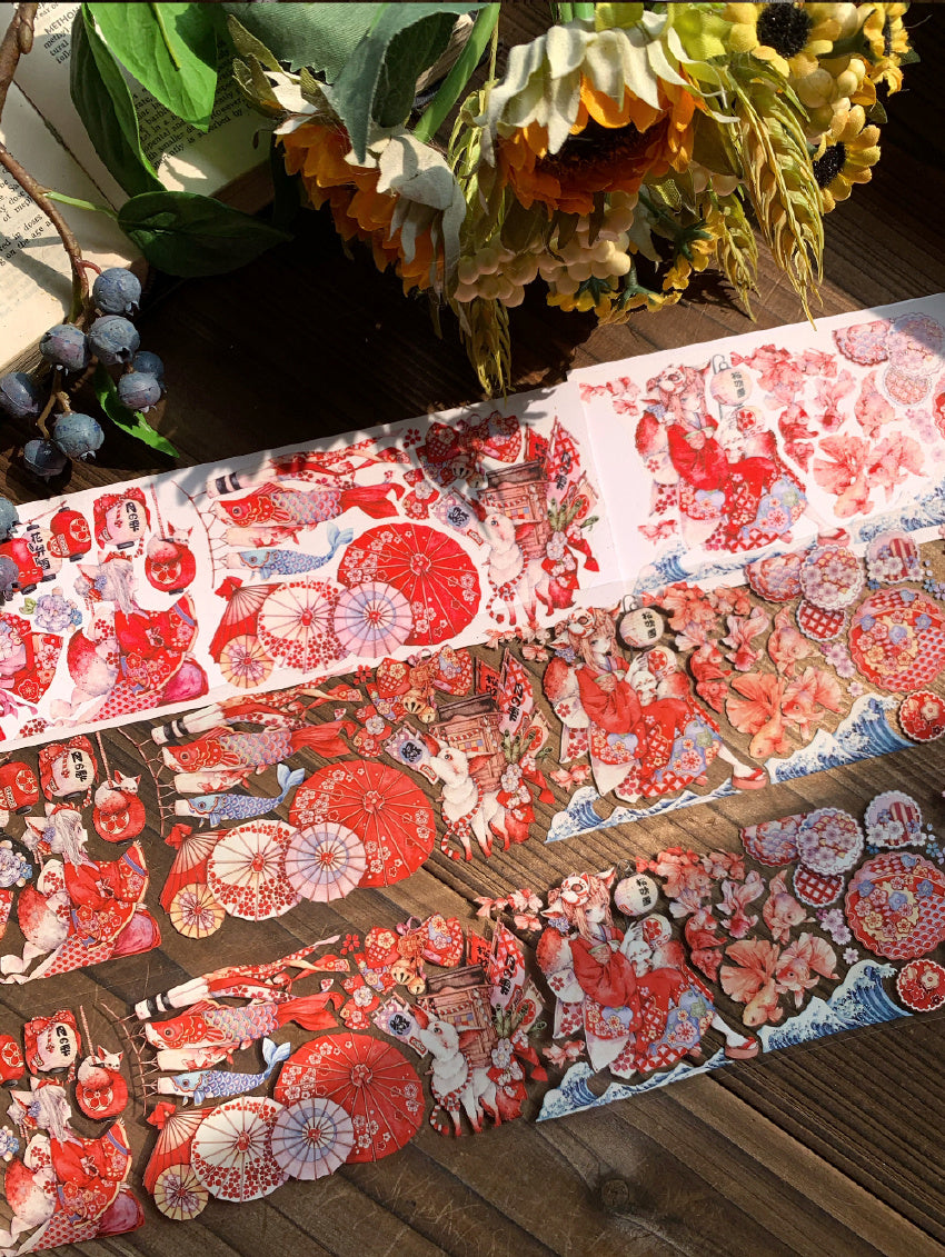 Tournesol Studio Masking Tape: Sakura Fox