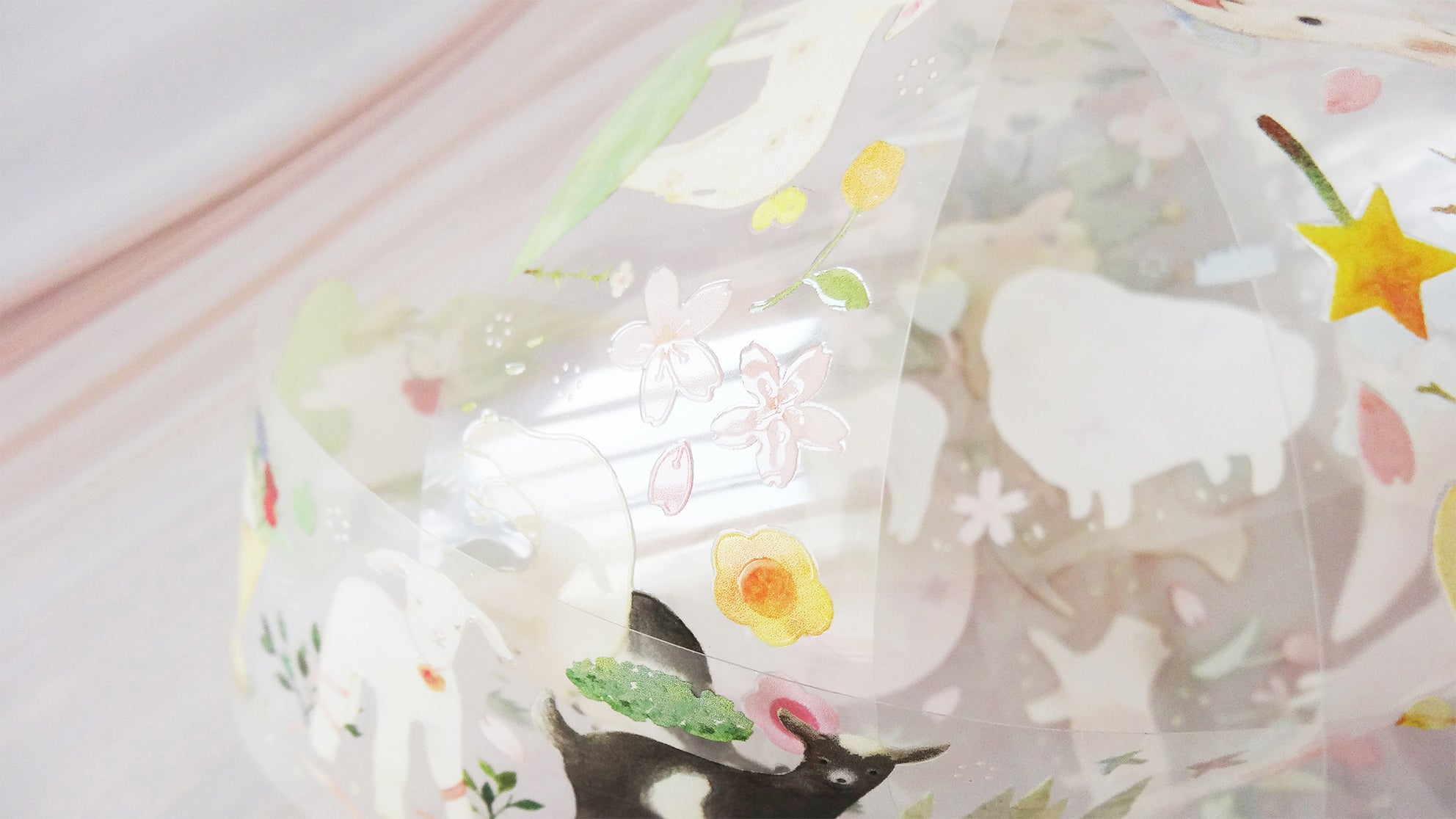 KY Studio Masking Tape: Sakura & Sheep
