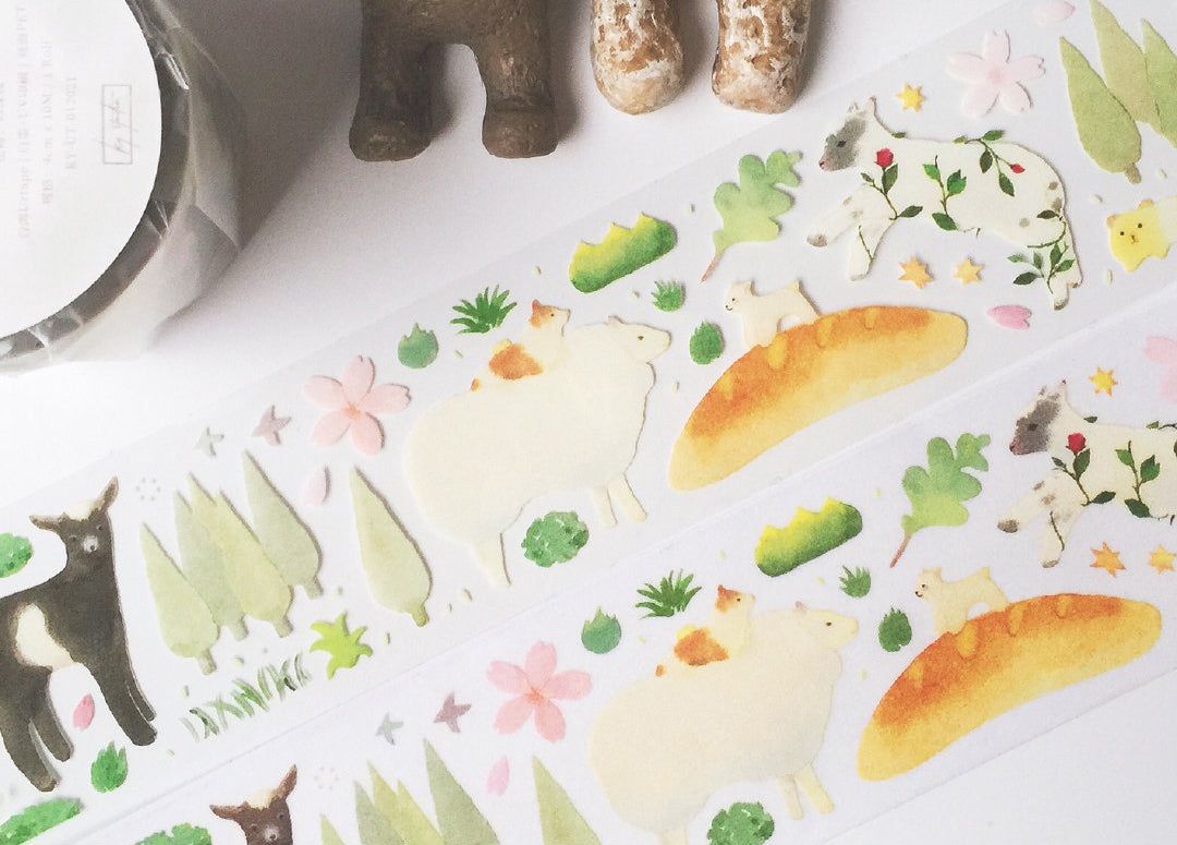 KY Studio Masking Tape: Sakura & Sheep