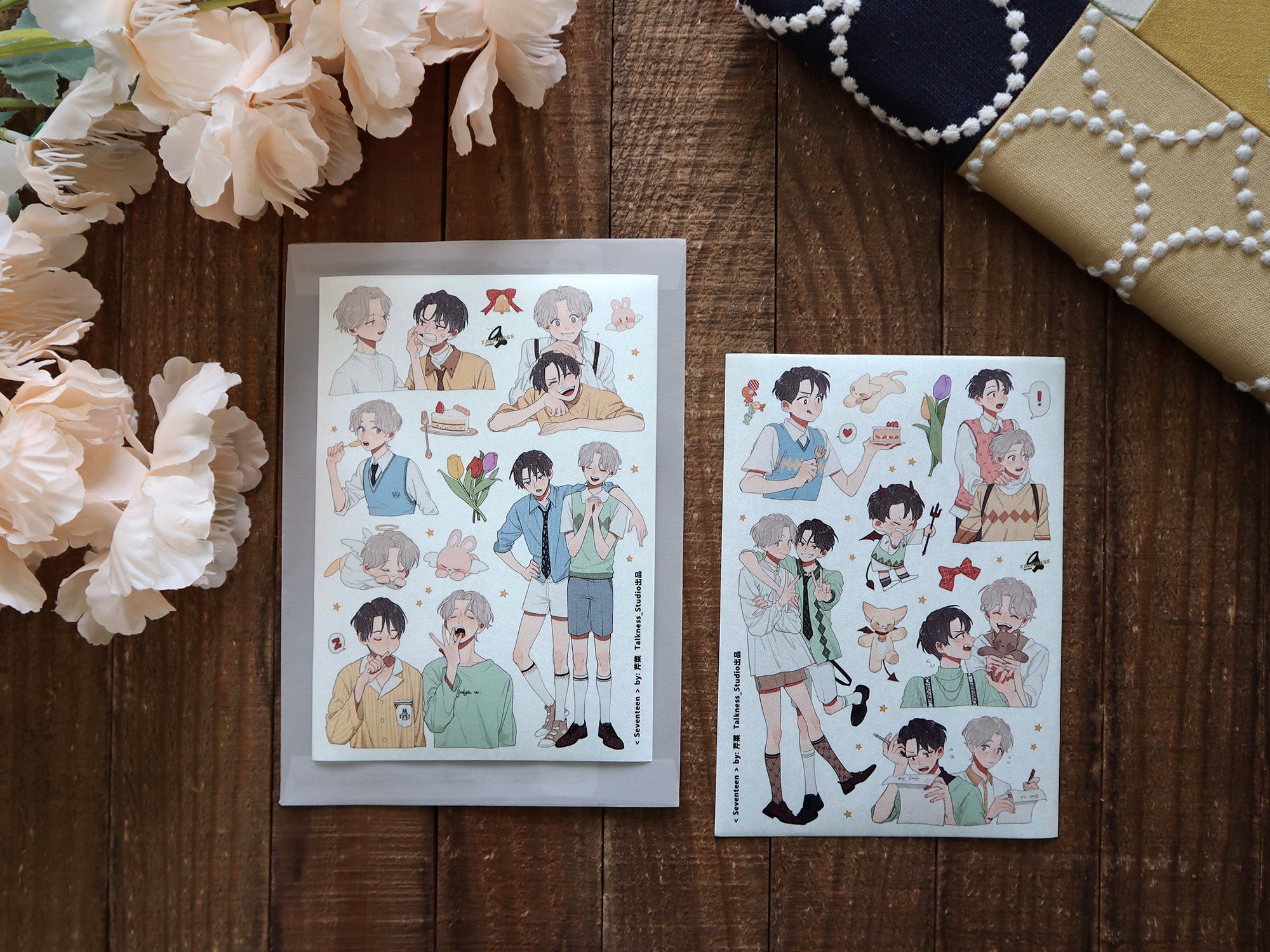 Talkness Studio Sticker Sheet: Seventeen