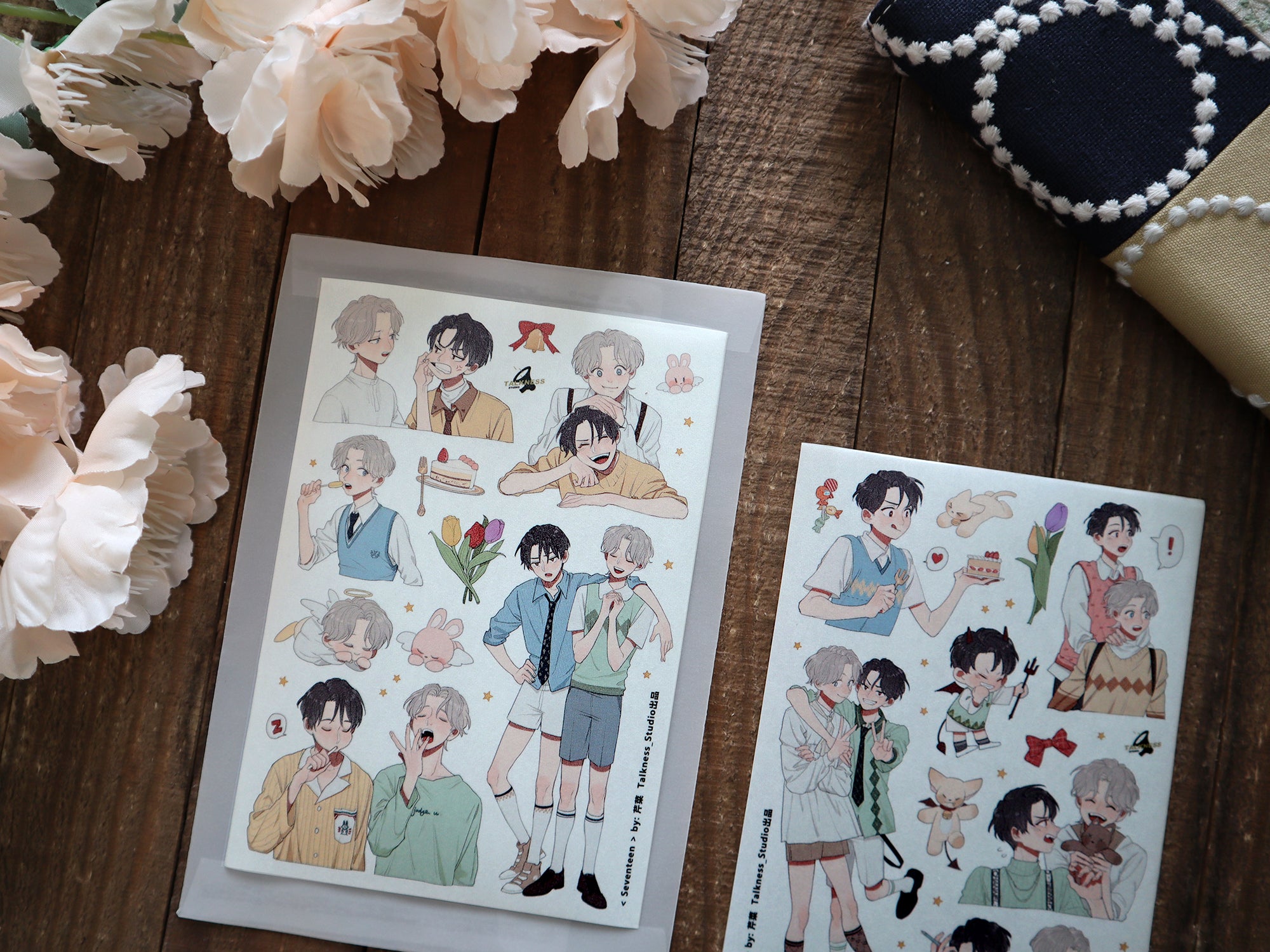 Talkness Studio Sticker Sheet: Seventeen