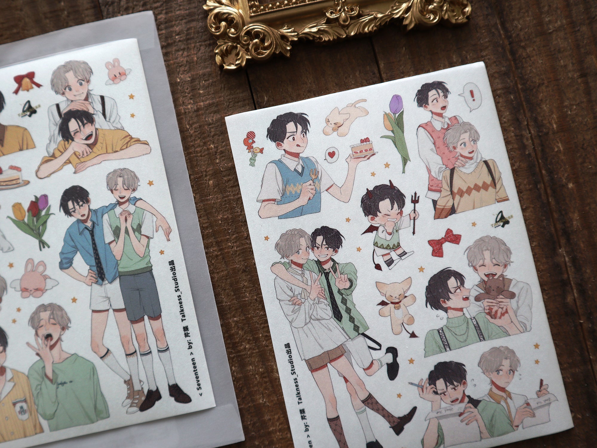 Talkness Studio Sticker Sheet: Seventeen