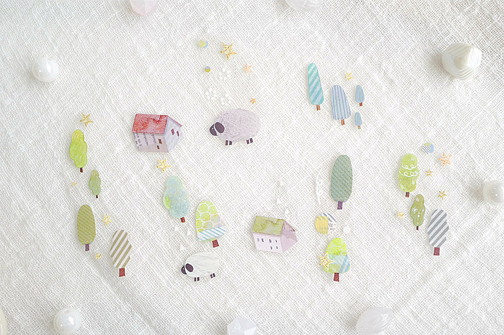 Muchansi Masking Tape: Sheep Forest