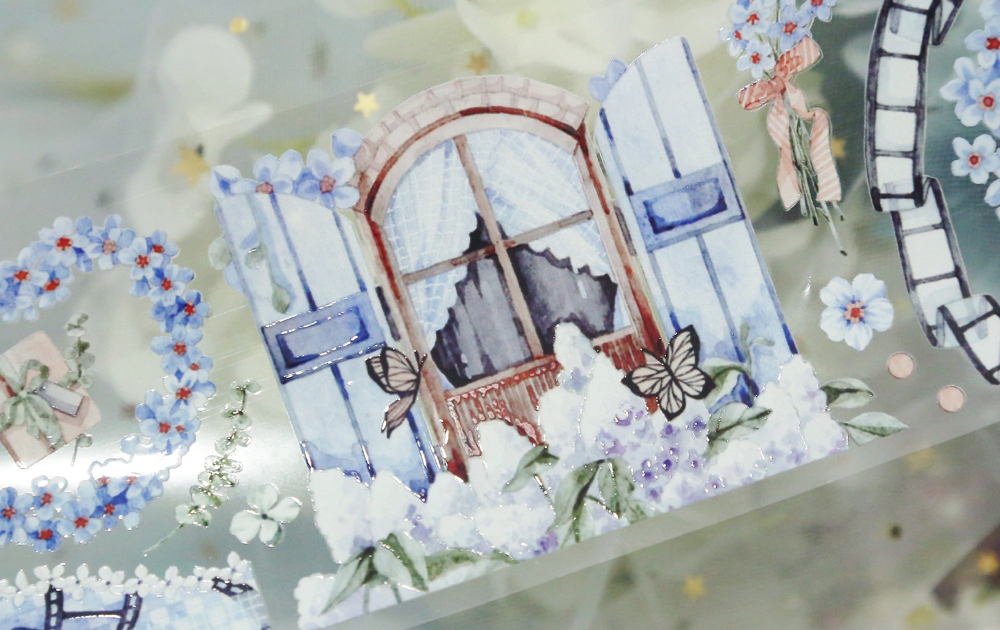 Shine Studio Masking Tape: Blue Montage