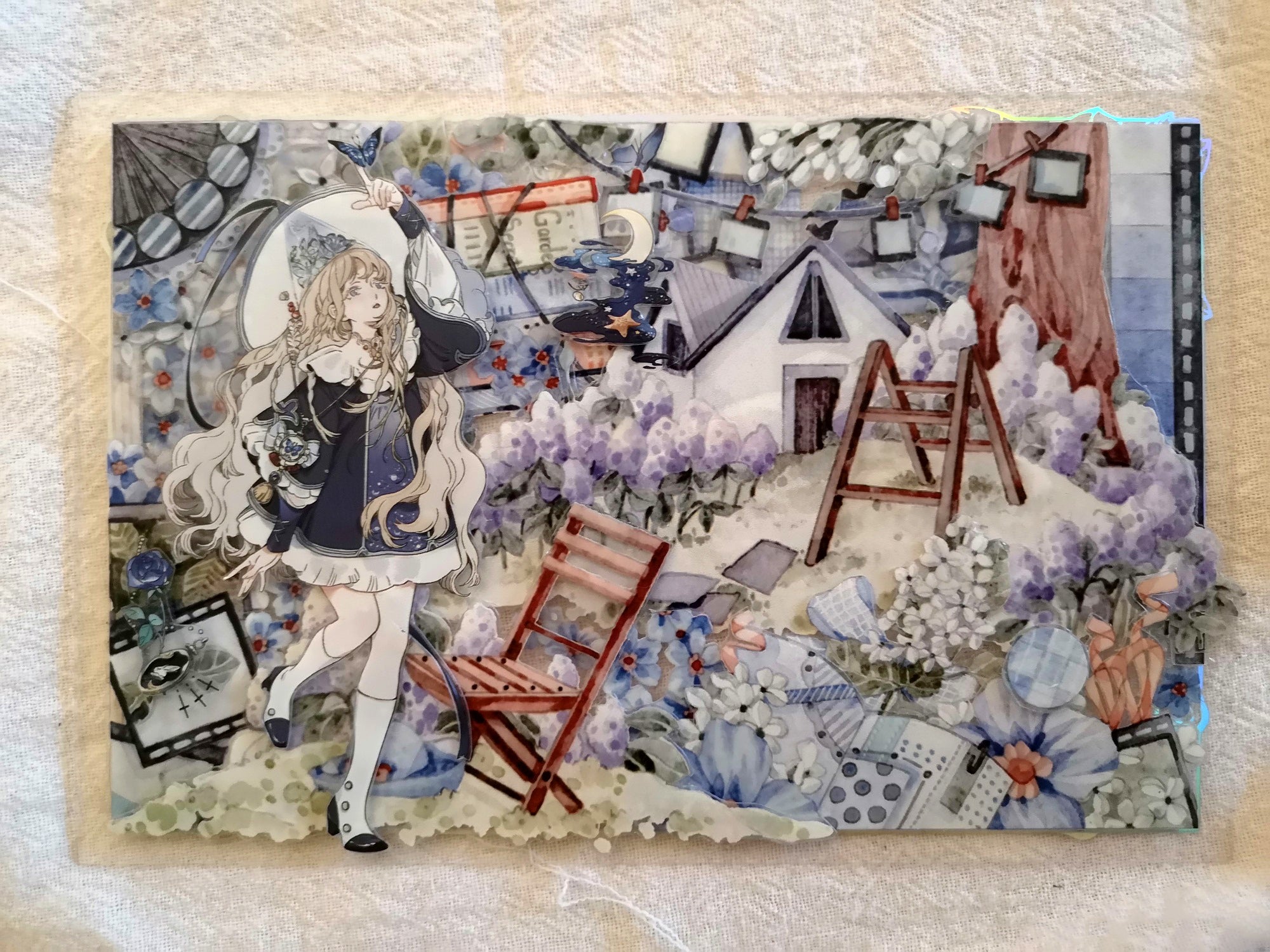 Shine Studio Masking Tape: Blue Montage