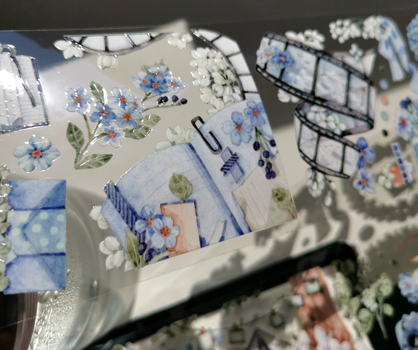 Shine Studio Masking Tape: Blue Montage