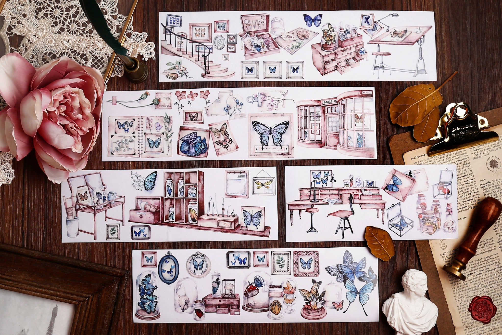 Shine Studio Masking Tape: Butterfly Emporium
