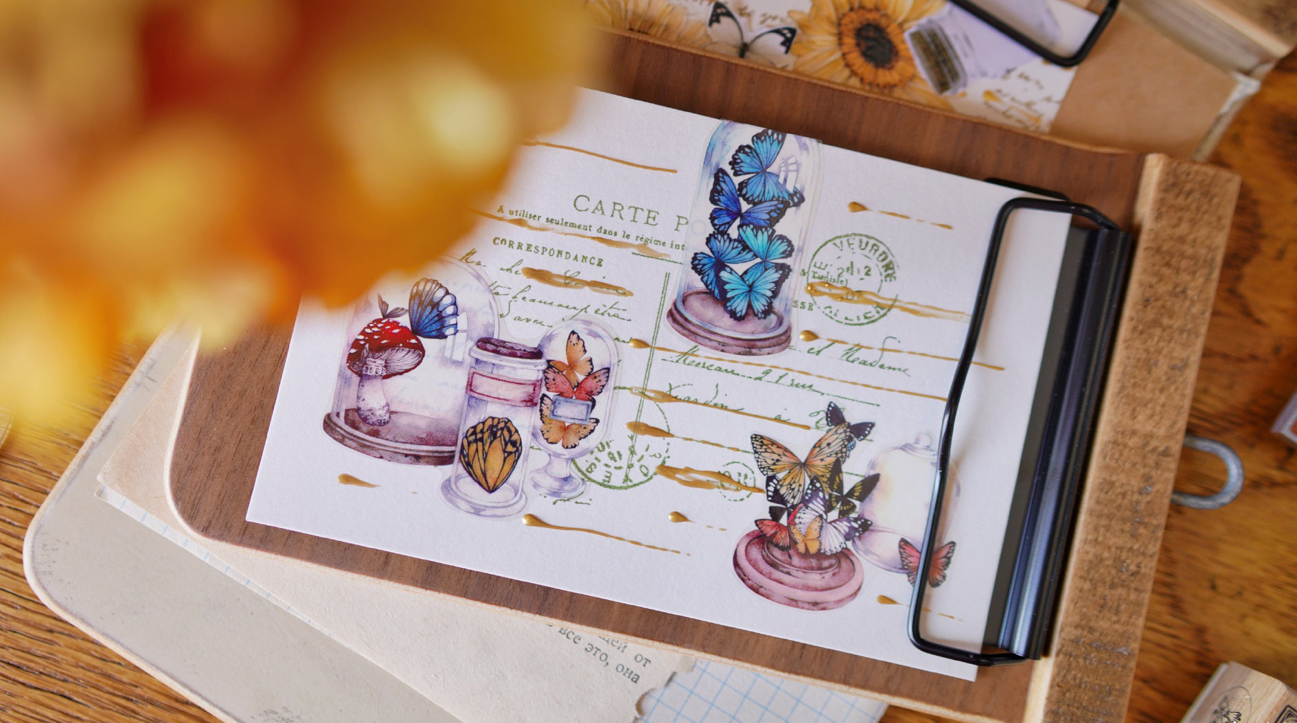 Shine Studio Masking Tape: Butterfly Emporium