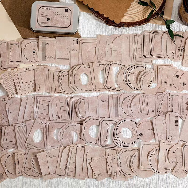 Vintage Projector Slides Paper Labels