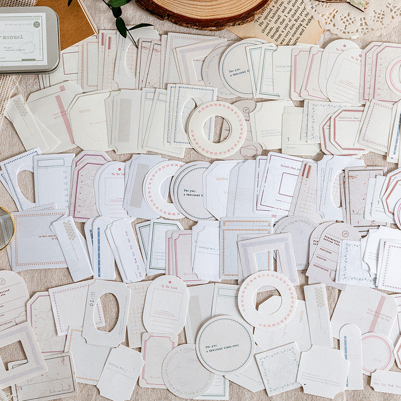 Vintage Projector Slides Paper Labels