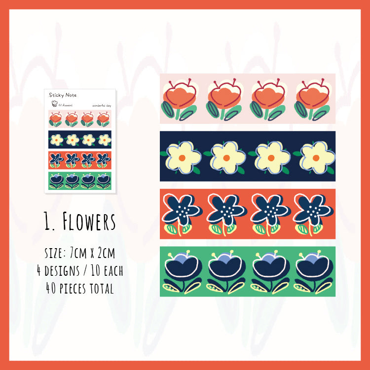 Mini Memo Stickers Set
