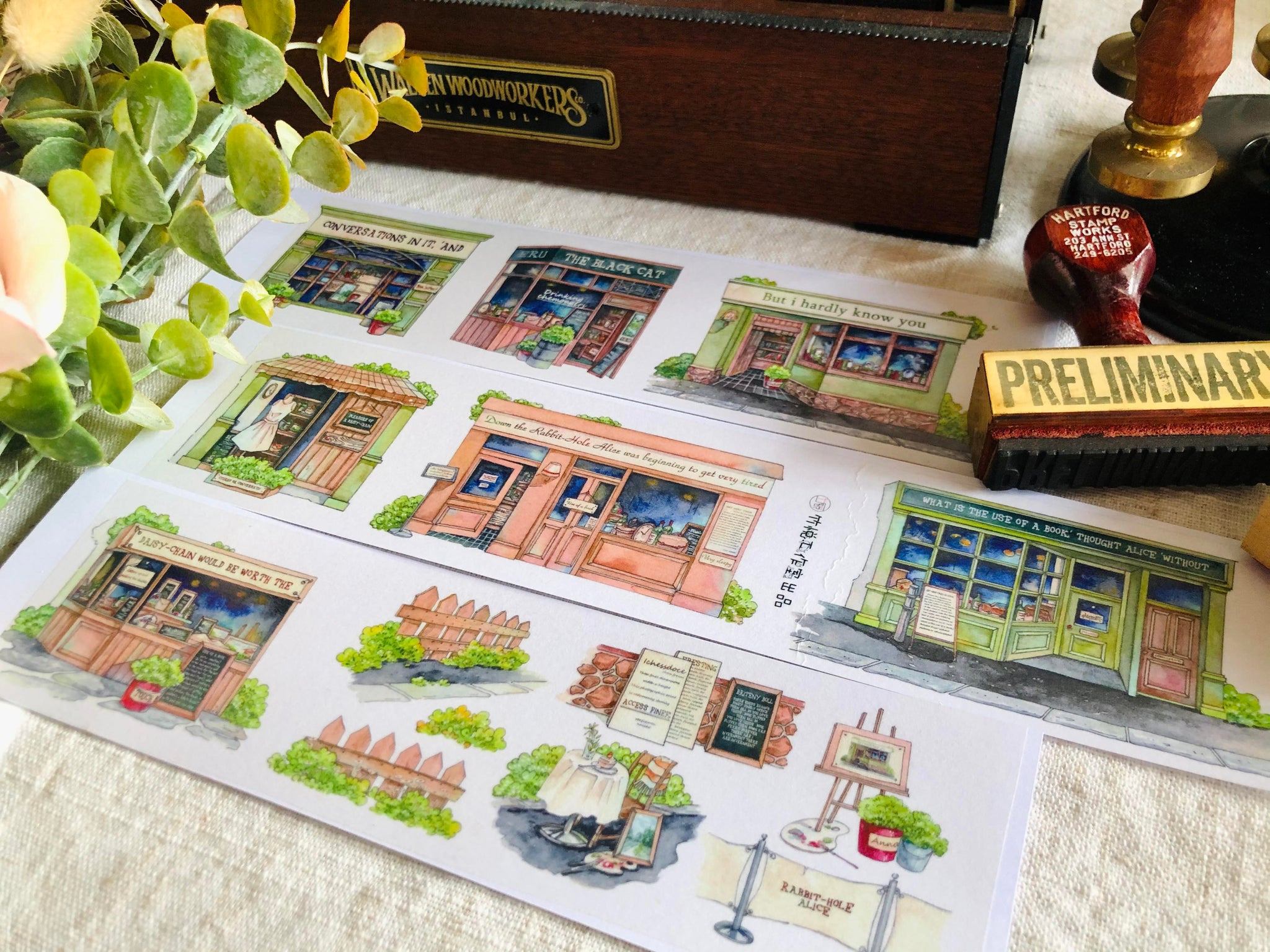 Stores Around Campus Washi Tape