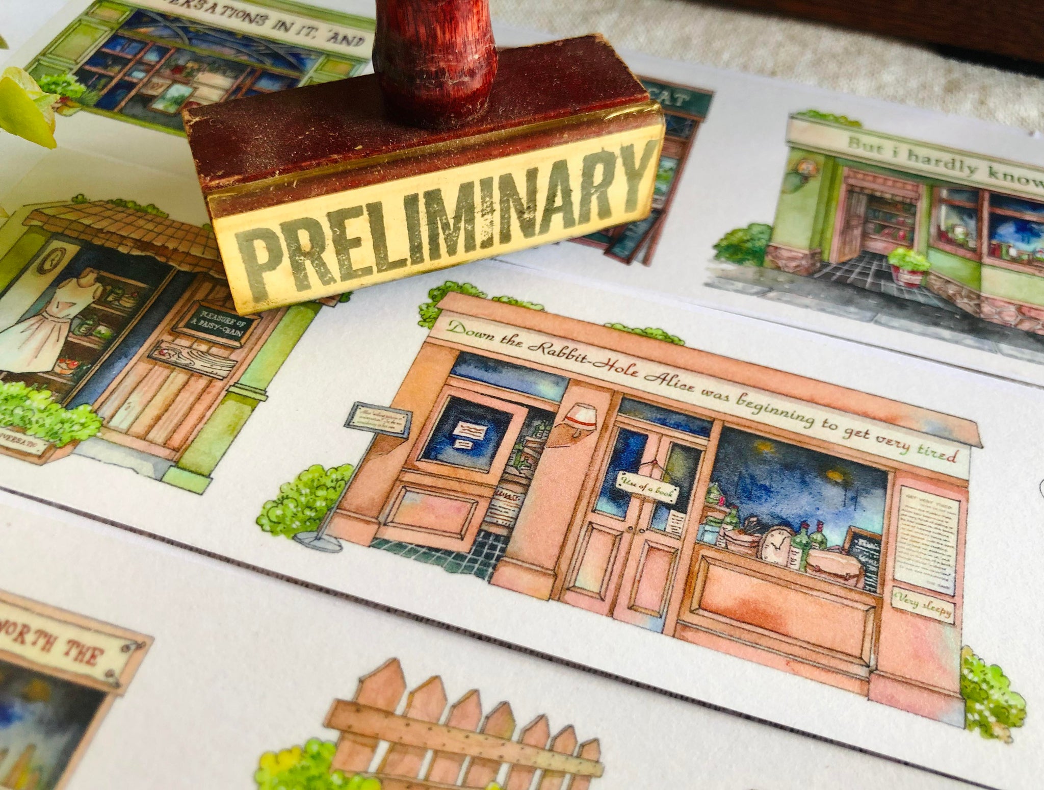 Stores Around Campus Washi Tape