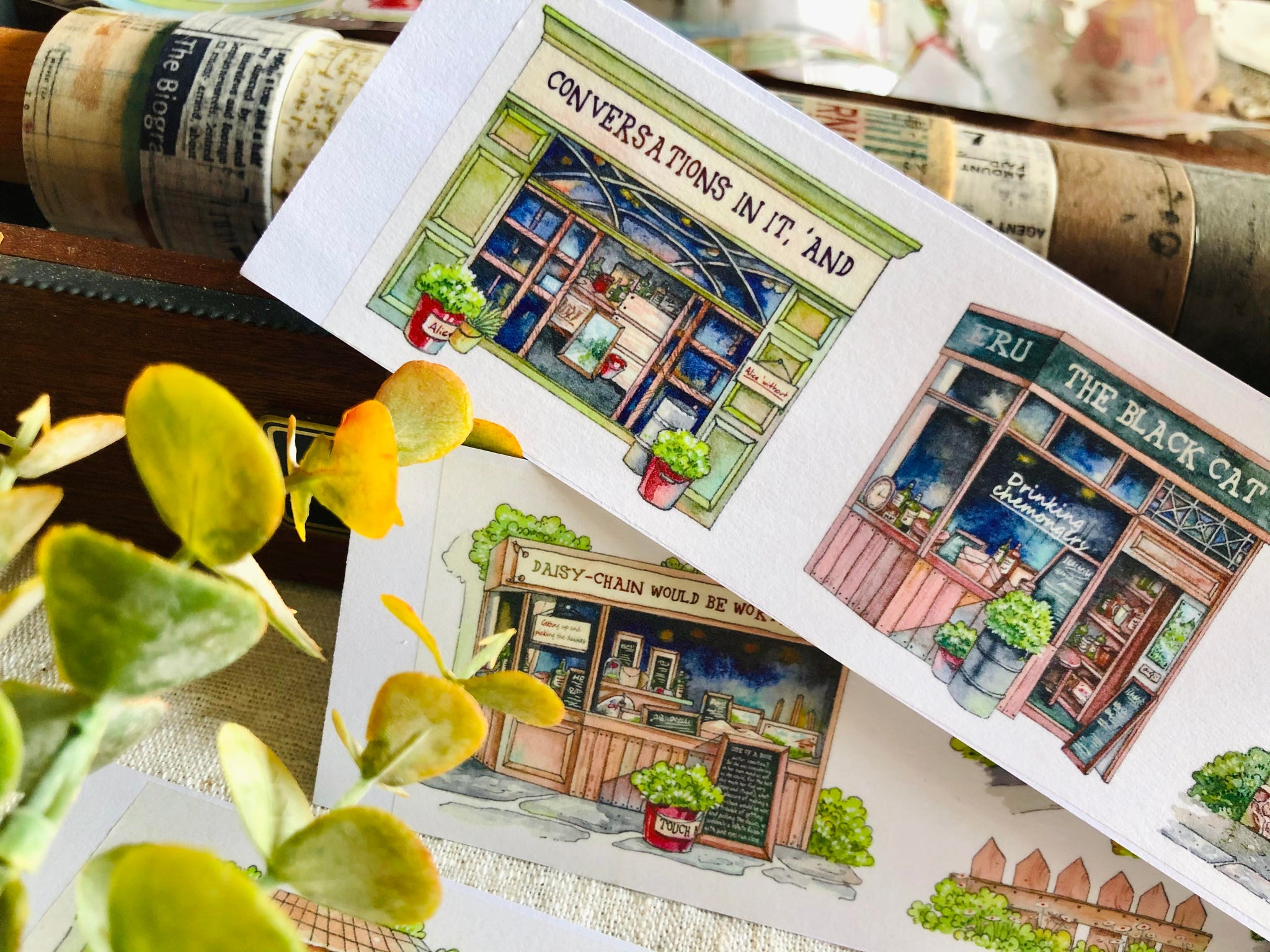 Stores Around Campus Washi Tape