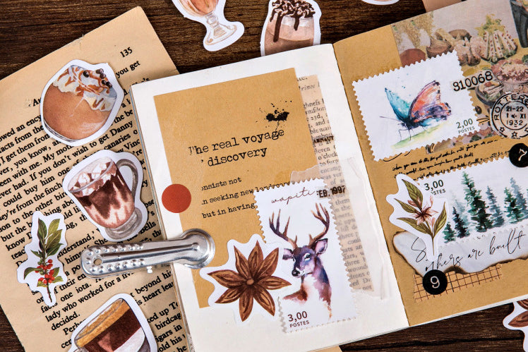 Streetside Cafe Box Stickers Set