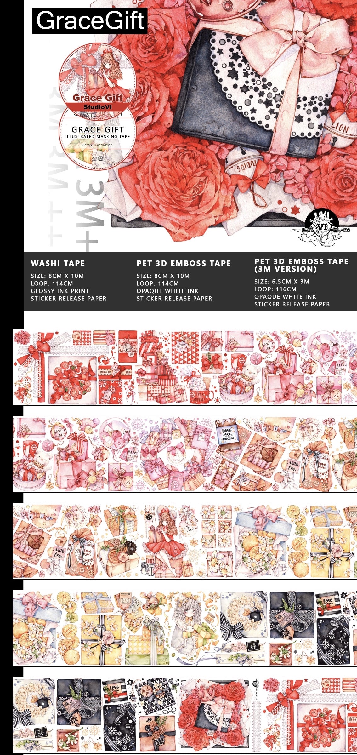 Studio VI Masking Tape: Grace Gift