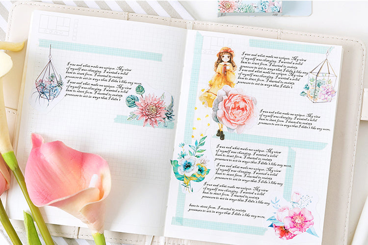 Succulents Box Sticker Set