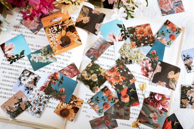 Sunkissed Flowers Box Sticker Set