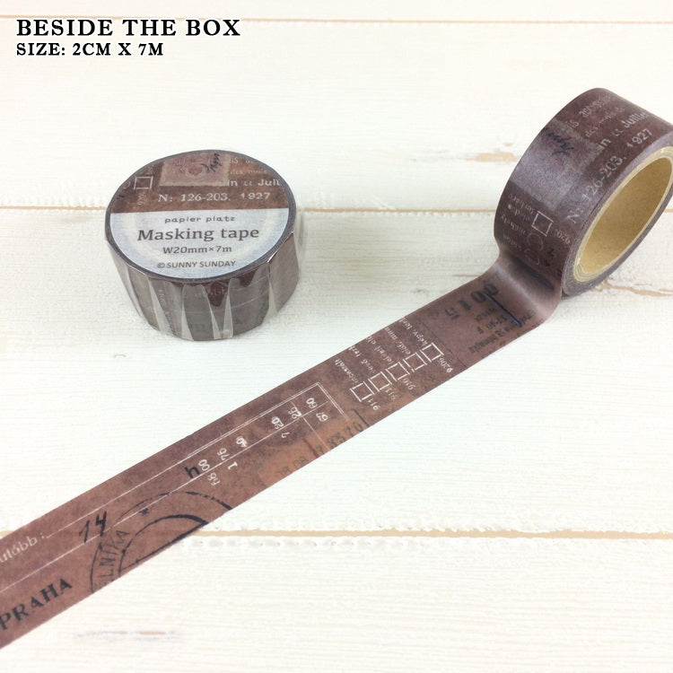 Sunny Sunday Washi Tape: Vintage Collage