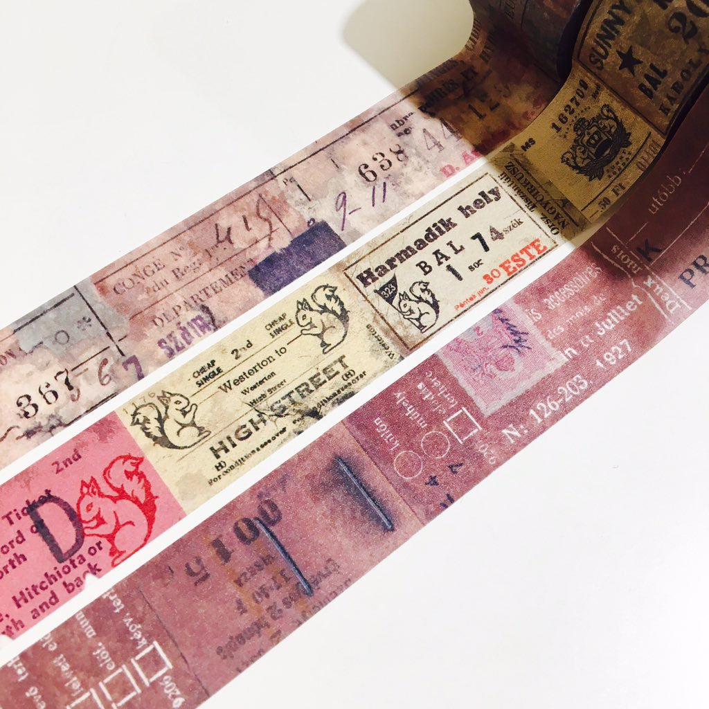 Sunny Sunday Washi Tape: Vintage Collage