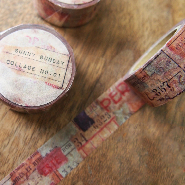 Sunny Sunday Washi Tape: Collage